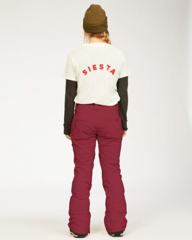 Штаны для сноуборда Billabong 20-21 Terry Ruby Wine, цвет бордовый, размер XS U6PF23_BIF0_4137 - фото 2