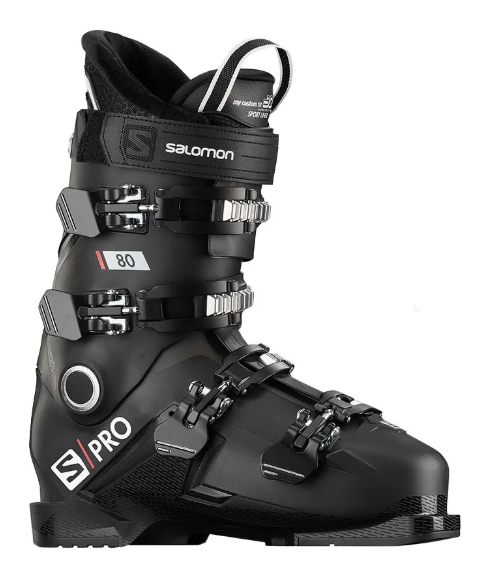 Ботинки горнолыжные Salomon 21-22 S/Pro 80 Black/Belluga/Red, цвет черный, размер 29,0/29,5 см L40874000 - фото 1