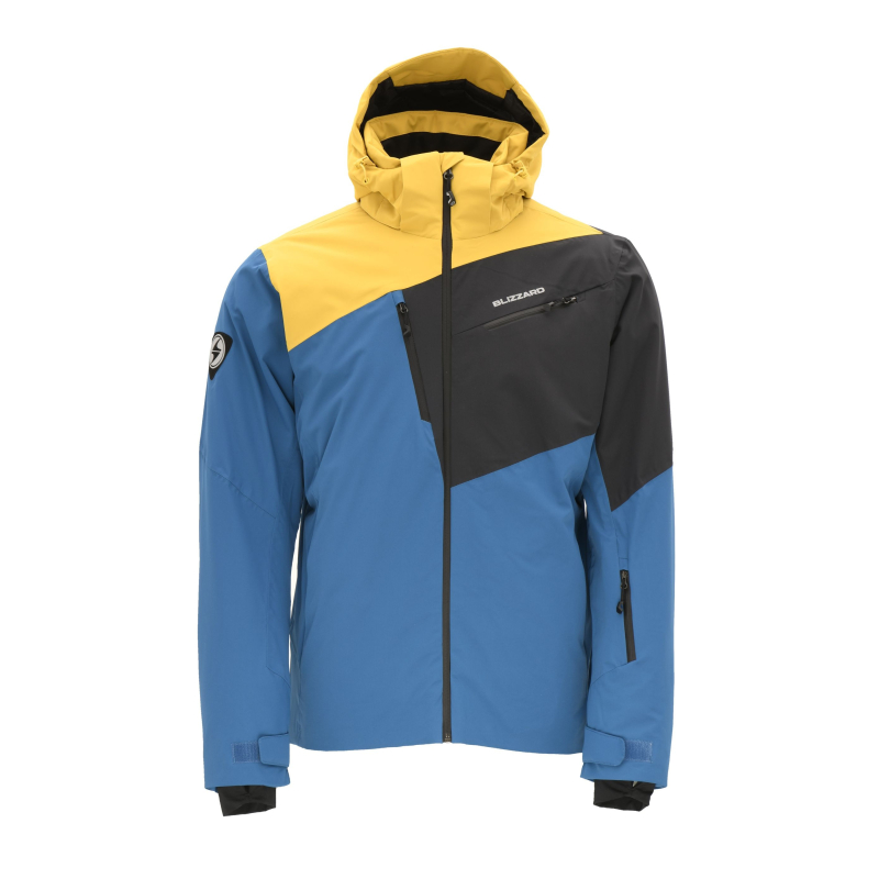 Куртка горнолыжная Blizzard Ski Jacket Leogang Petroleum/Mustard куртка горнолыжная blizzard ski jacket leogang red black