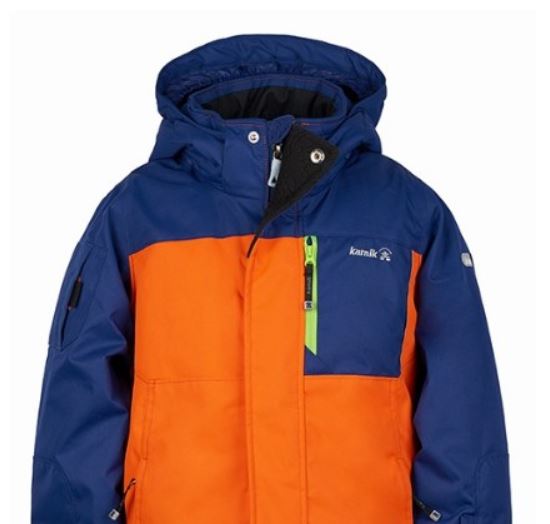 Куртка горнолыжная Kamik Vector Orange/Navy, цвет оранжевый, размер 104 см KWB6610 - фото 3