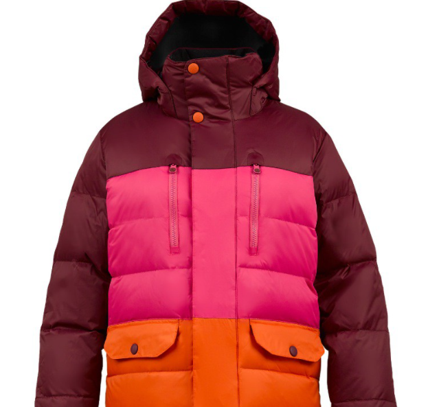 Куртка пуховая Burton Wb Dandridge Dwn Jk Sangria Colorblock, цвет разноцветный, размер XS 10086100618 - фото 4