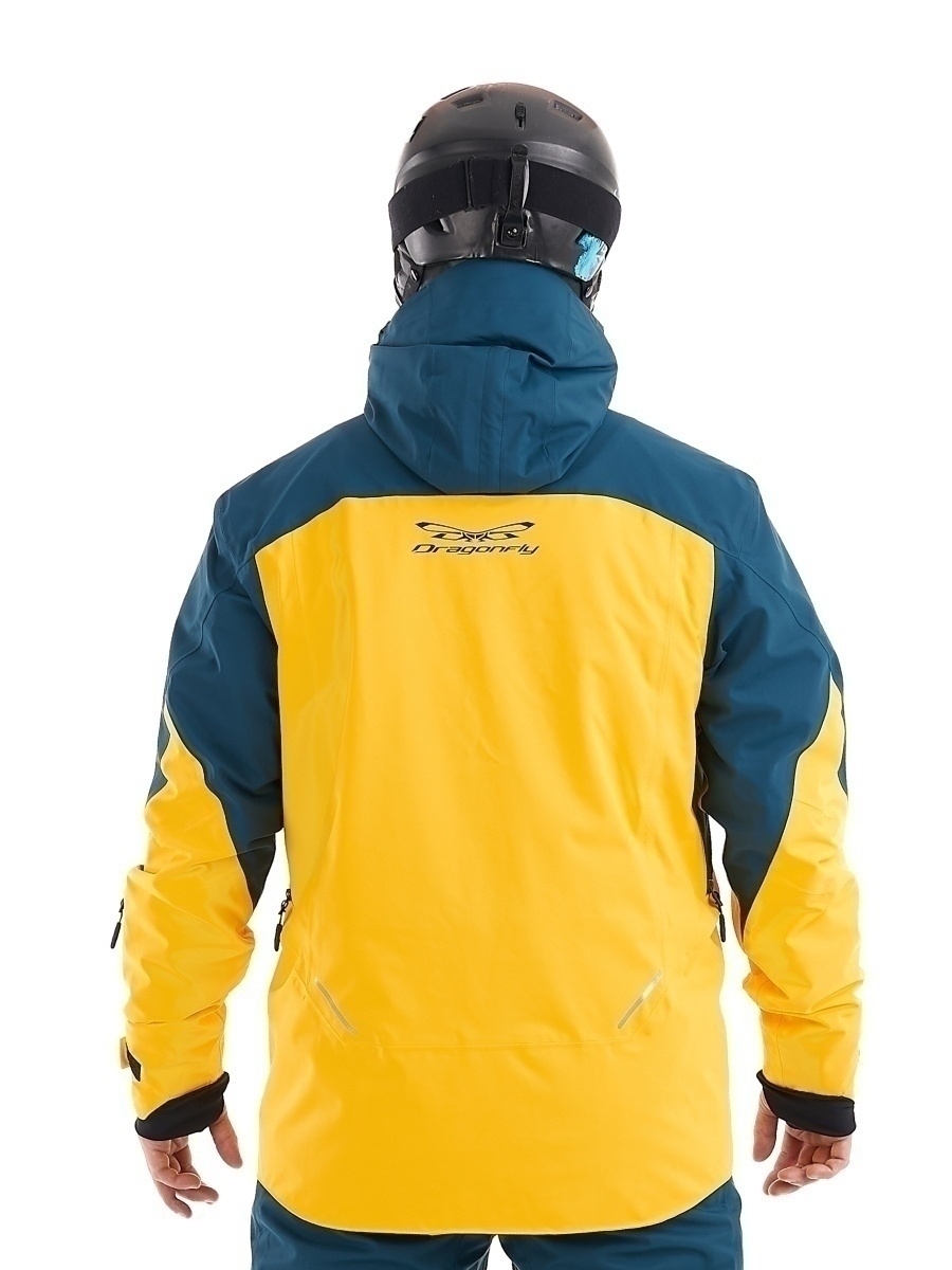 Куртка горнолыжная Dragonfly Gravity Premium Man Yellow/Dark Ocean, цвет синий-желтый, размер XL 951731 - фото 2