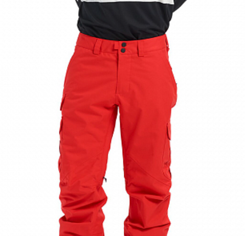 Штаны для сноуборда Burton 19-20 M Cargo Pt Regular Flame Scarlet, цвет красный, размер L 13166105600 - фото 3